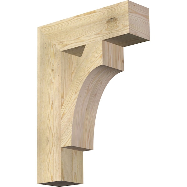 Ekena Millwork Westlake Block Rough Sawn Bracket, Douglas Fir, 6"W x 22"D x 30"H BKT06X22X30WTL05RDF - main